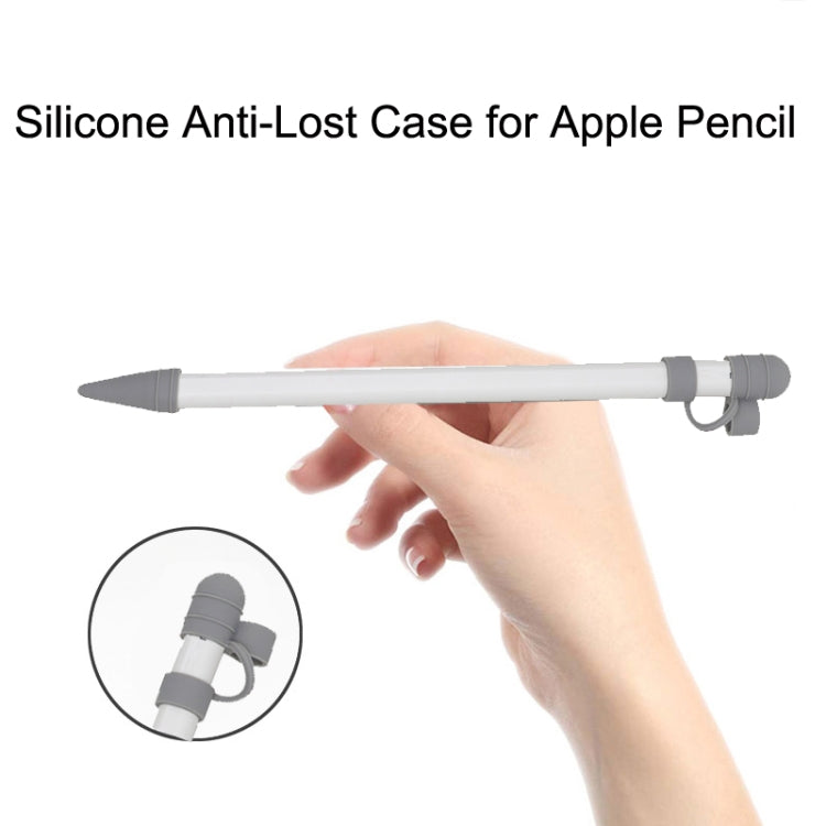 3合一 硅膠保護套+觸控帽筆+筆尖筆套 適用於Apple pencil