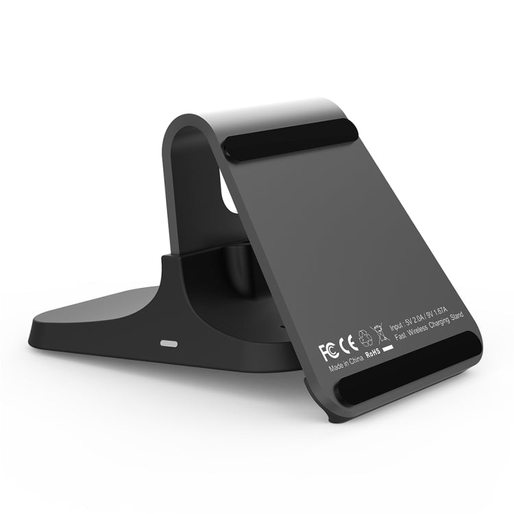 HAMTOD M5 15W鋁合金支架智能雙線圈Qi標準無線充電器 帶指示燈，支持快充