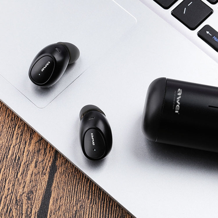 awei T5 雙耳無線藍牙耳機 帶充電艙