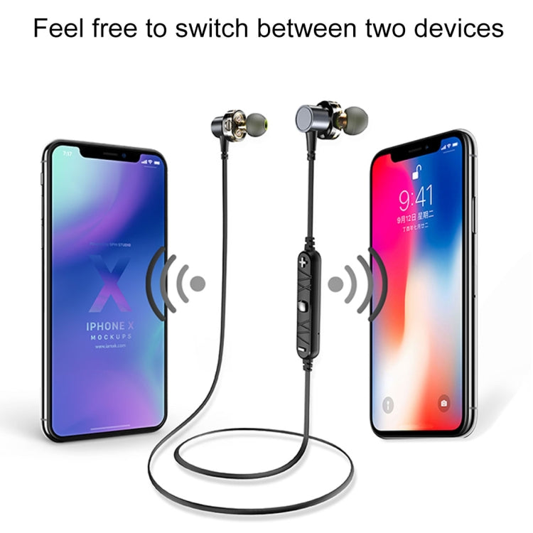 awei X660BL 雙動圈磁吸防水防汗運動藍牙耳機