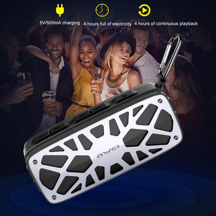 awei Y330 戶外便攜式藍牙音箱 支持AUX/FM/TF卡/U盤