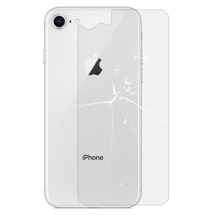 適用於iPhone 8 & 7 0.3mm 9H硬度2.5D弧邊防爆優質鋼化膜后膜