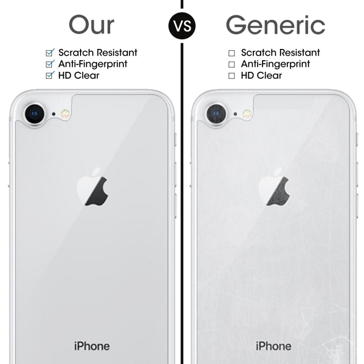 適用於iPhone 8 & 7 0.3mm 9H硬度2.5D弧邊防爆優質鋼化膜后膜