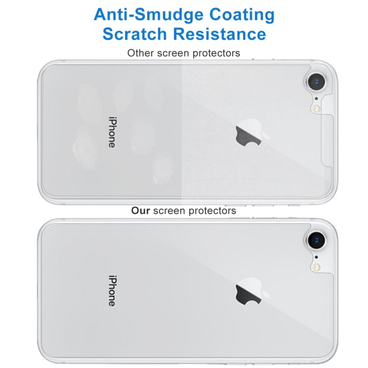 適用於iPhone 8 & 7 0.3mm 9H硬度2.5D弧邊防爆優質鋼化膜后膜