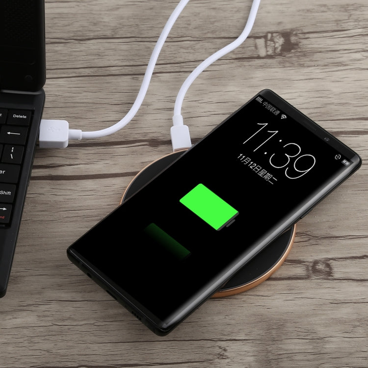 A-1  圓形智能Qi標準無線充電器，支持快充