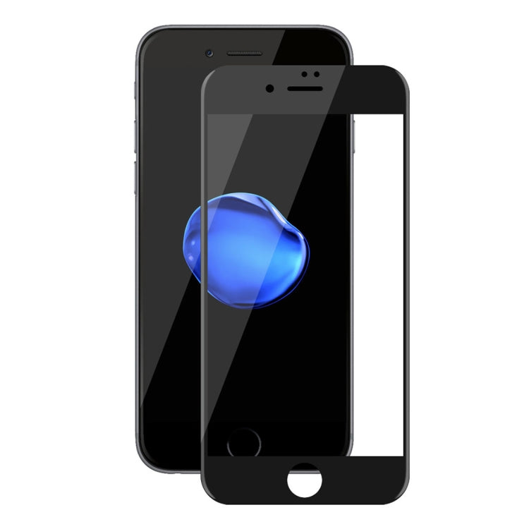 恩凱 草帽王子 適用於iPhone SE 2020 / 8 / 7  0.26mm 9H 6D曲面全屏覆蓋鋼化玻璃保護膜