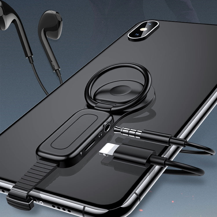 LXS08 8 Pin 轉8 Pin + 3.5毫米音頻適配器+環形支架