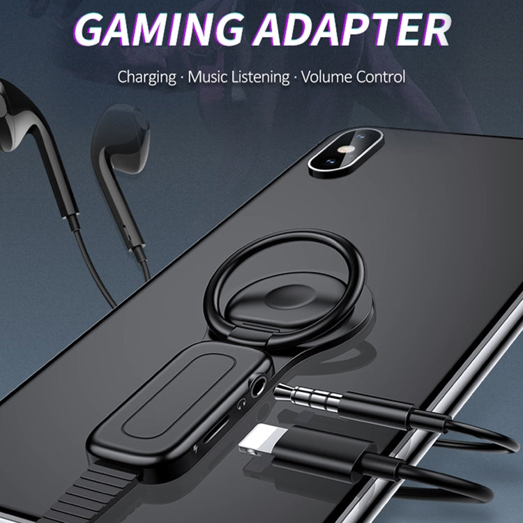 LXS08 8 Pin 轉8 Pin + 3.5毫米音頻適配器+環形支架