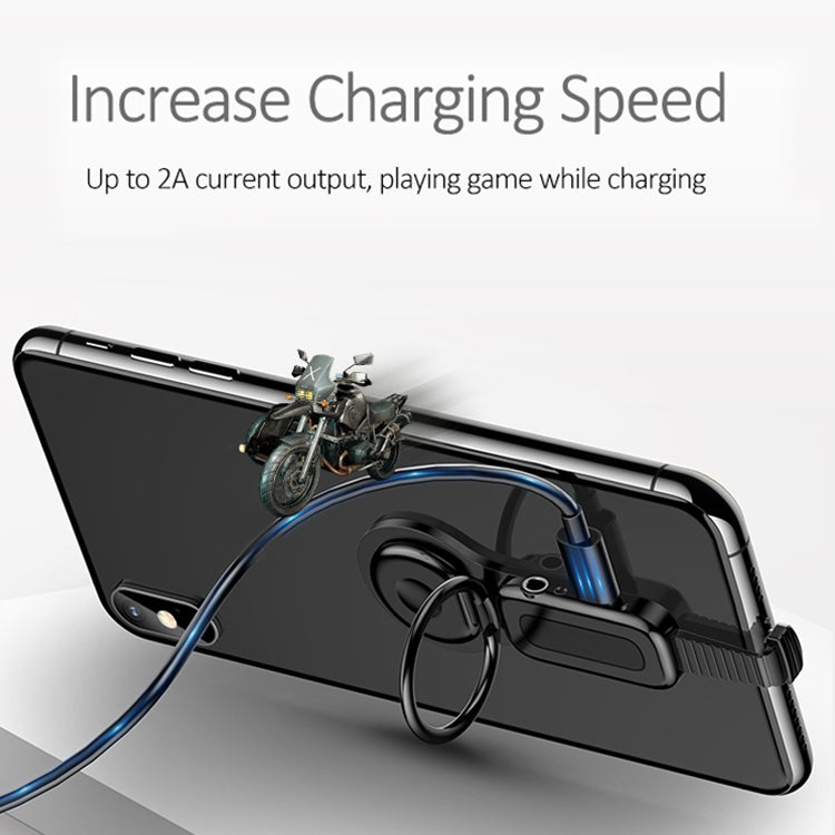 LXS08 8 Pin 轉8 Pin + 3.5毫米音頻適配器+環形支架