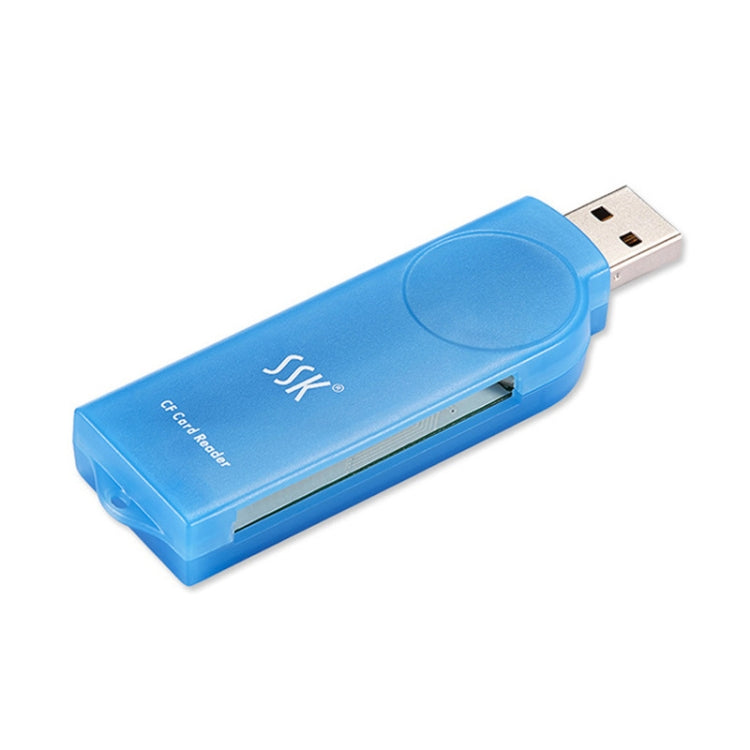 SSK飈王 琥珀SCRS028 USB 2.0接口外置讀卡器，支持CF卡 / MD