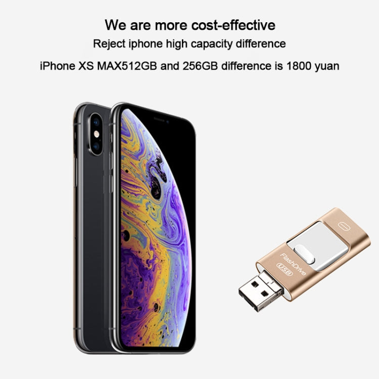 64GB USB 3.0 安卓適用於蘋果手機電腦三合一U盤