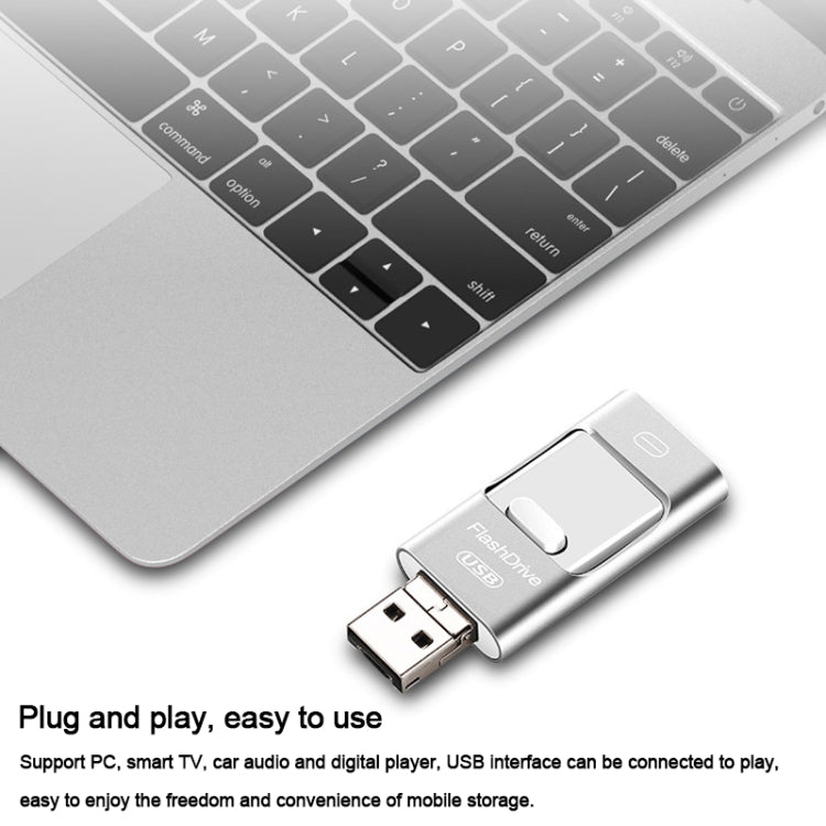 64GB USB 3.0 安卓適用於蘋果手機電腦三合一U盤