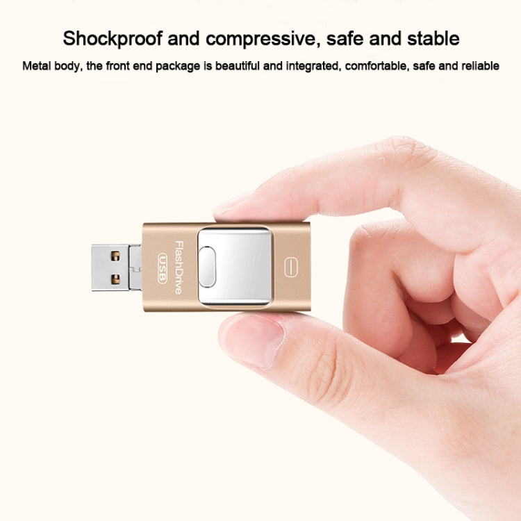 128GB USB 3.0 安卓適用於蘋果手機電腦三合一U盤