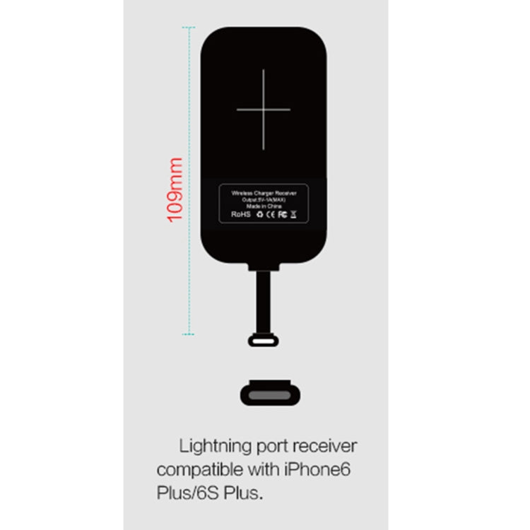 耐爾金NILLKIN 能量貼 8 Pin QI無線充電接收端，適用於iPhone 7 Plus / 6s Plus / 6 Plus，長度：109mm
