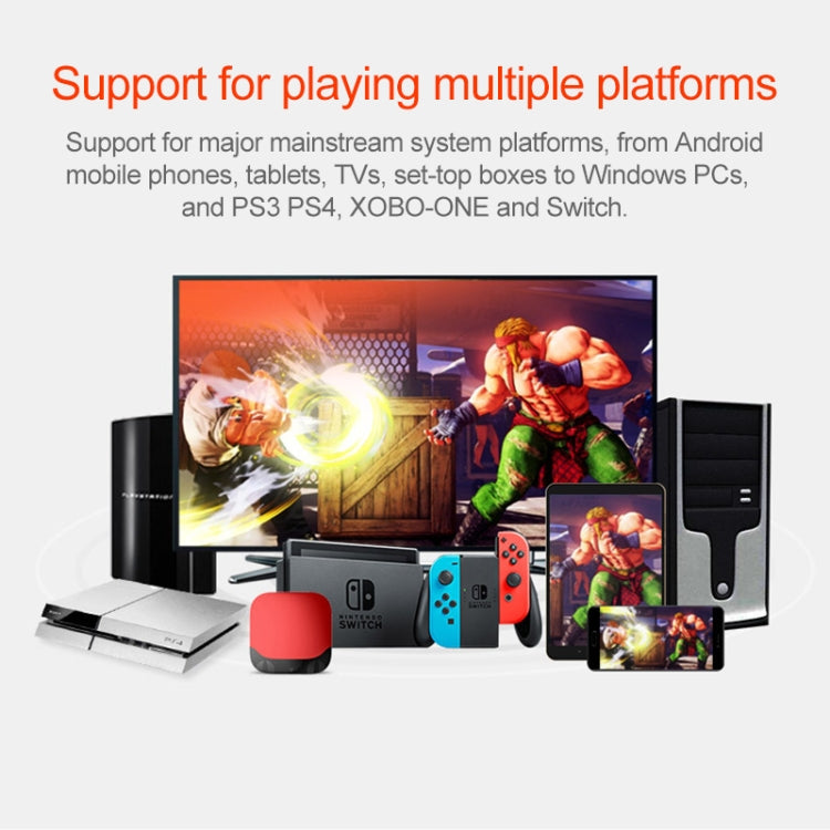 萊仕達 PXN-0082 適用於任天堂Switch/PC/安卓系統/PS3/PS4/XboxOne 格鬥士街機遊戲搖桿手柄