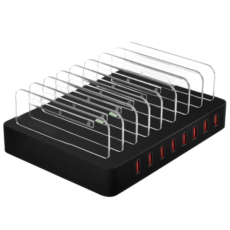 X6 96W 2.4A 8個USB接口 智能充電器帶可拆卸擋板，英規