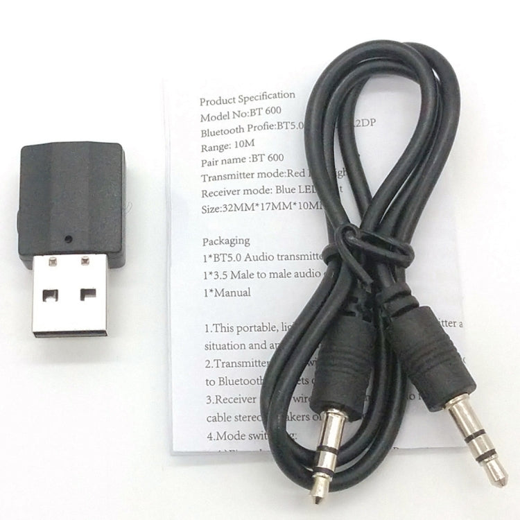 BT600 USB無線音頻二合一藍牙5.0接收發射器