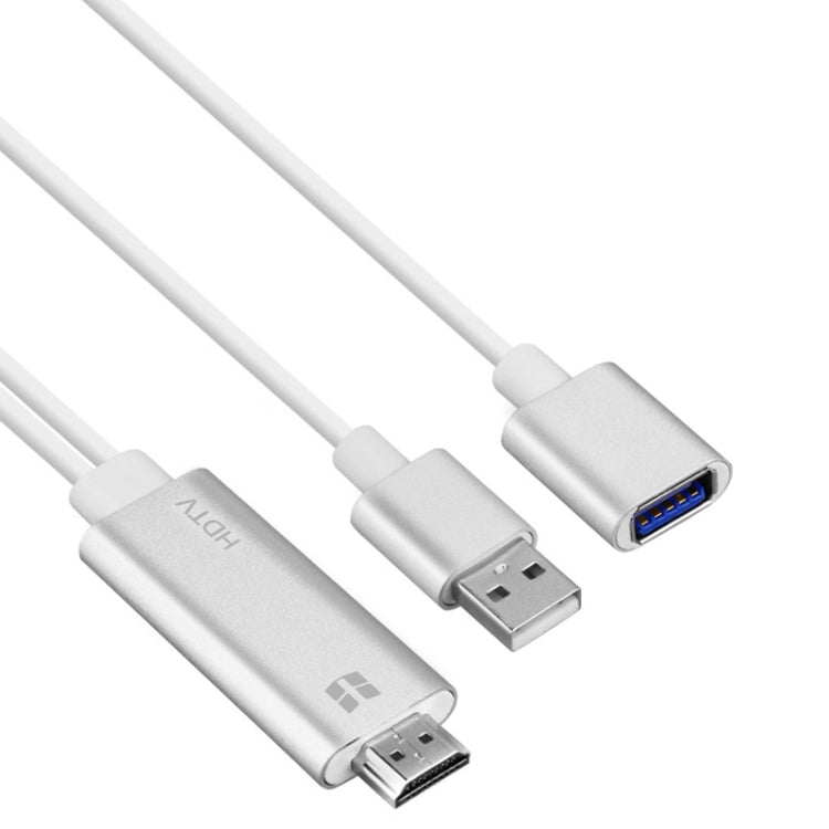 歐騰 7562 USB 母頭 轉 HDMI 手機轉電視高清轉換線 適用於蘋果安卓手機通用