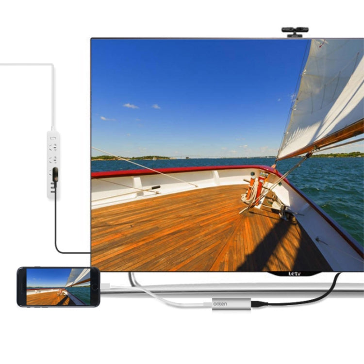 歐騰 9167 USB母頭 轉 HDMI 1080P / VGA高清高清轉換器 適用於蘋果/安卓通用