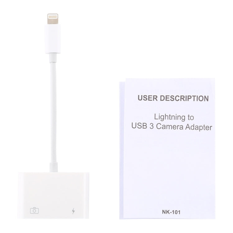 NK101 8 Pin 轉 USB 相機讀卡器適配器，兼容IOS 9.1及以上系統