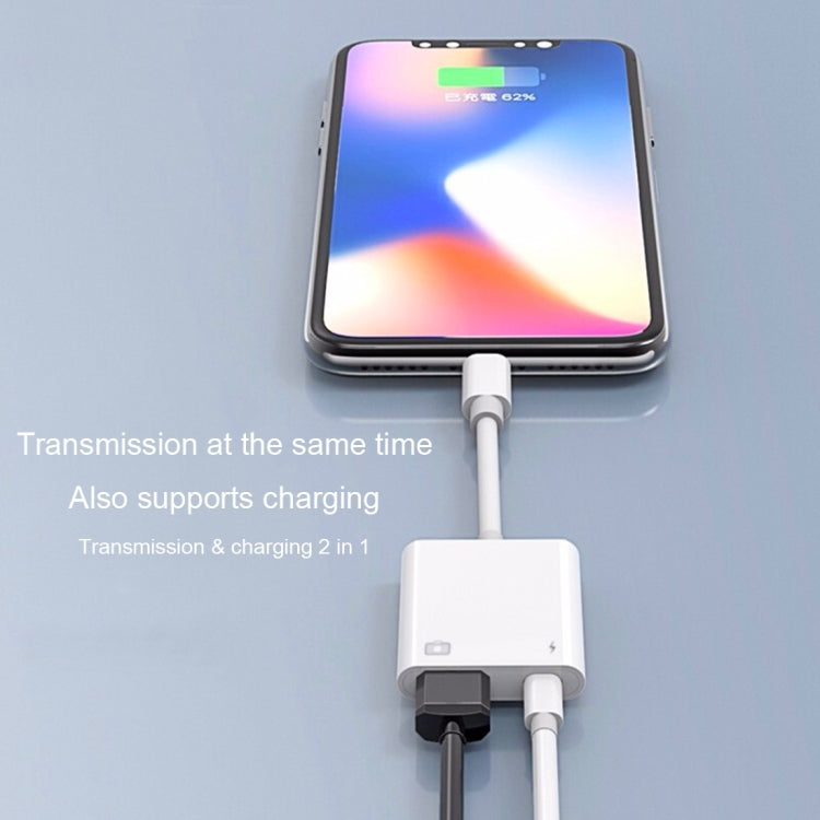 NK101 8 Pin 轉 USB 相機讀卡器適配器，兼容IOS 9.1及以上系統