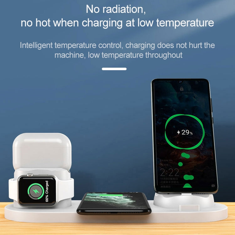 6合1 10W Qi標準無線充電手機支架