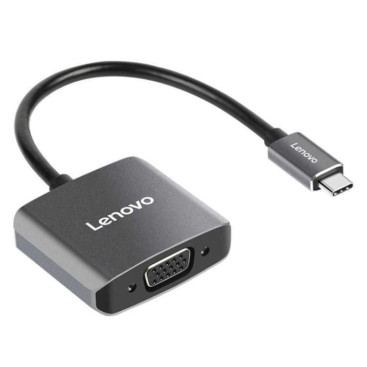原裝聯想 C02 Type-C轉HDMI/VGA二合一通用拓展塢 投屏接電視投影儀