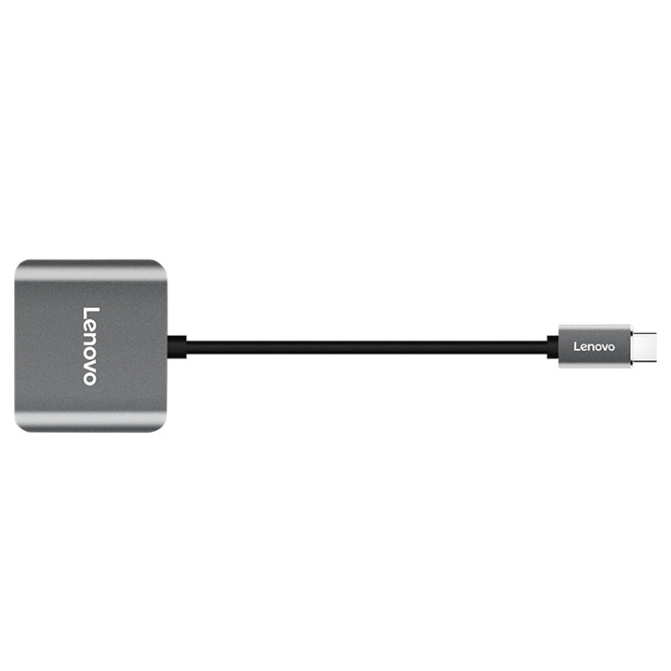 原裝聯想 C02 Type-C轉HDMI/VGA二合一通用拓展塢 投屏接電視投影儀