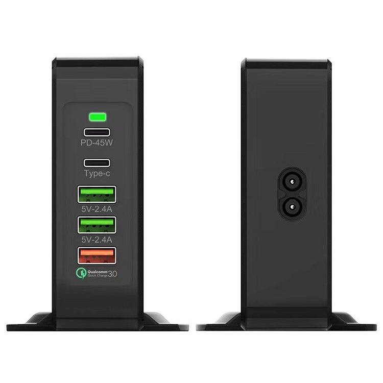 F88W 5口USB桌面充電器 帶無線充功能