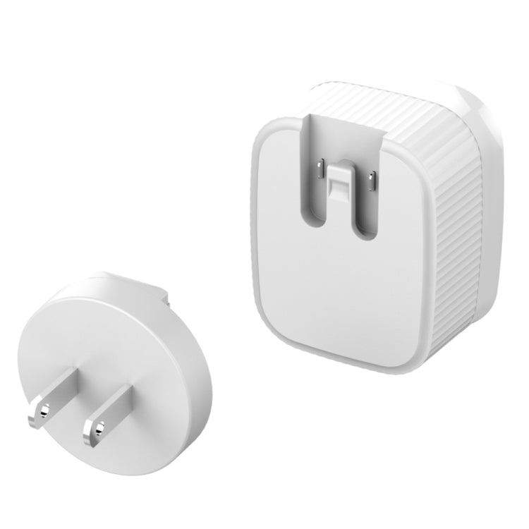 LDNIO A201 2.4A 雙USB充電頭旅行直充 手機轉換頭充電器，帶 8Pin 數據線