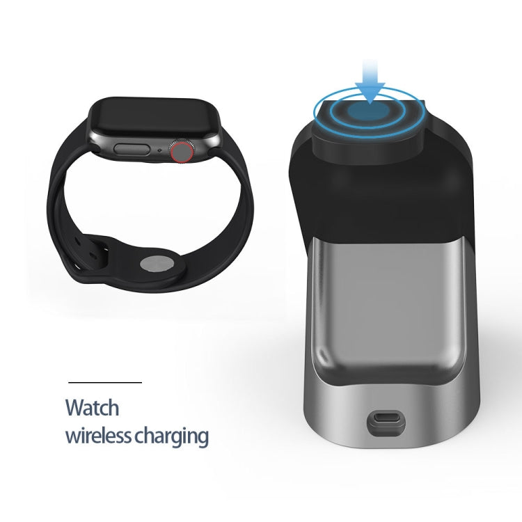 H18 三合一無線充電器 適用於iPhone, Apple Watch, AirPods和其他安卓手機