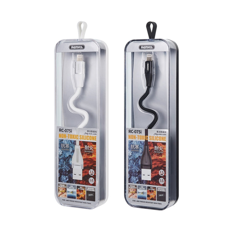 REMAX RC-075i 1m 2.1A USB 轉 8 Pin果凍數據線