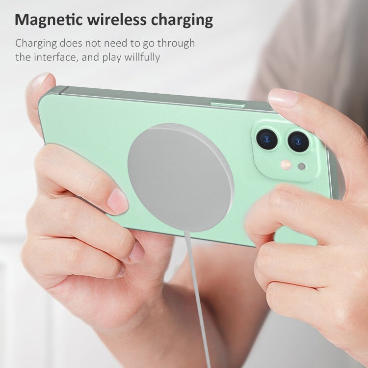 OJD-63 15W 鋁合金款 圓形Magsafe磁吸無線充電器