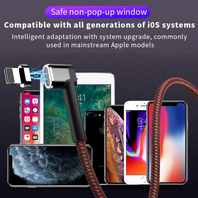 Type-C轉8 Pin PD彎頭磁吸數據線