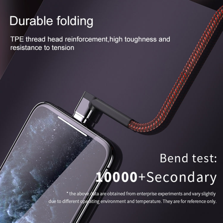 Type-C轉8 Pin PD彎頭磁吸數據線