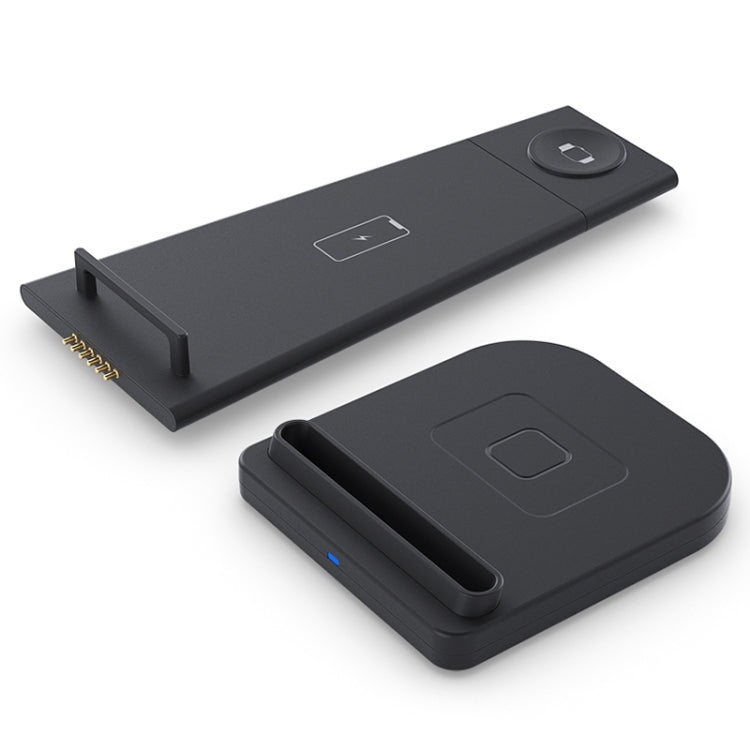 HQ-UD21 3合一 摺疊式手機手錶多功能充電支架無線充電器 適用於iPhones & Apple Watchs & Airpods