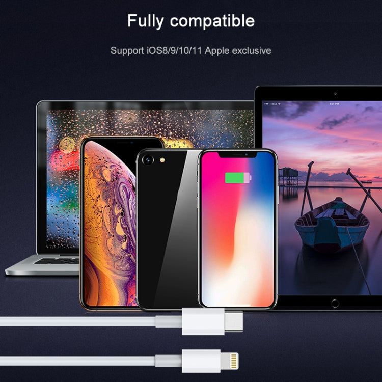 用維 CL-68 3A Type-C轉8 Pin PD快充數據線 長度：1米