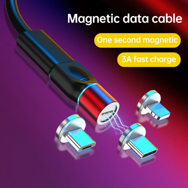 4合一 3A 8 Pin&Type-C&Micro USB 鋅合金磁吸充電頭+Type-C磁吸充電轉接頭套裝