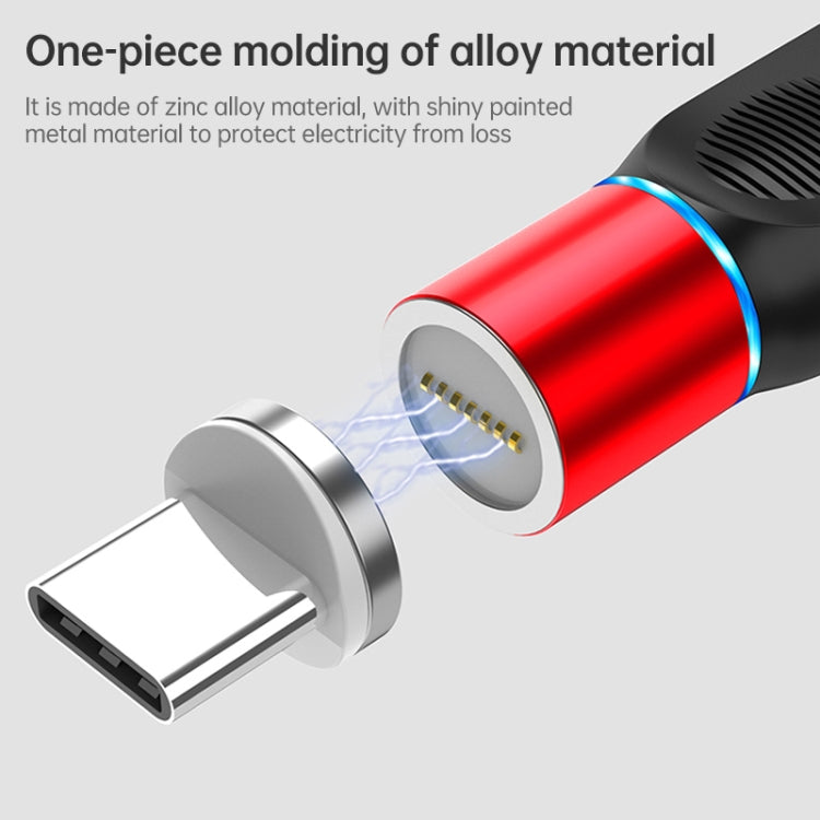 4合一 3A 8 Pin&Type-C&Micro USB 鋅合金磁吸充電頭+Type-C磁吸充電轉接頭套裝