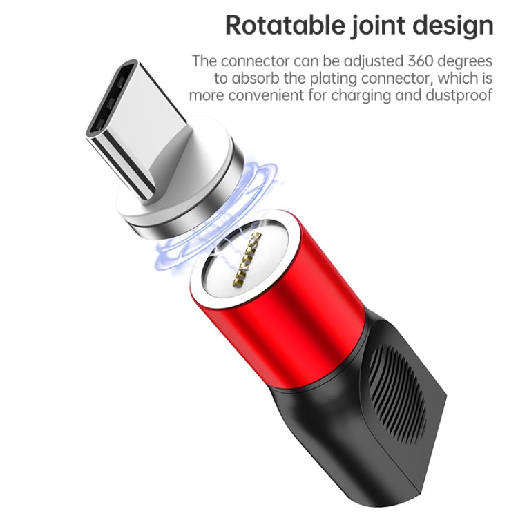 4合一 3A 8 Pin&Type-C&Micro USB 鋅合金磁吸充電頭+Type-C磁吸充電轉接頭套裝