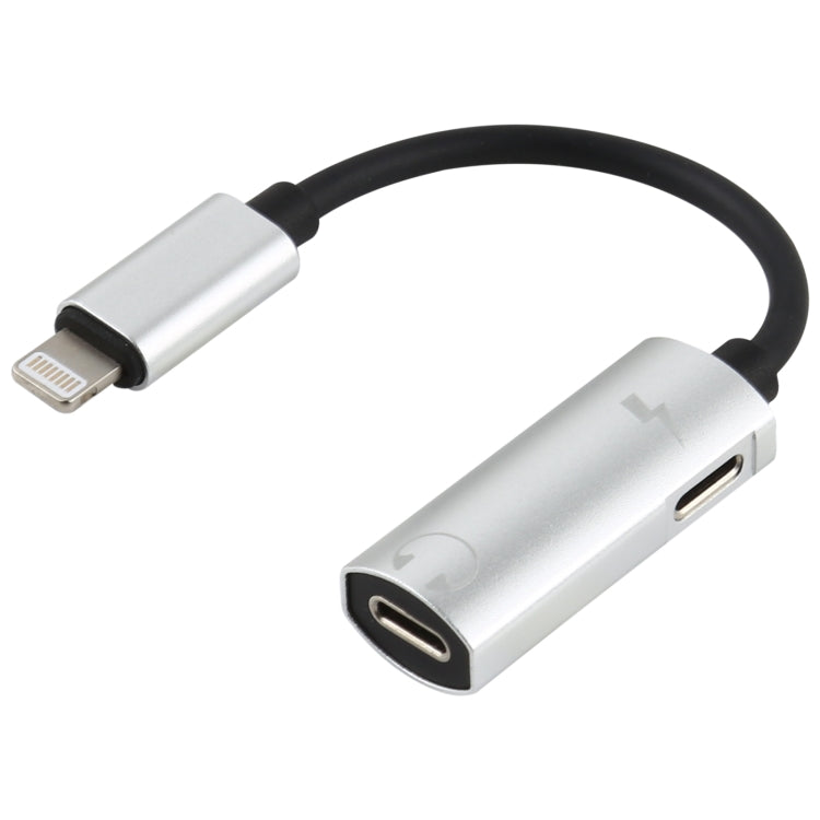 2合一 8 Pin公頭轉雙8 Pin母頭 充電聽歌音頻耳機轉接頭 兼容所有IOS系統