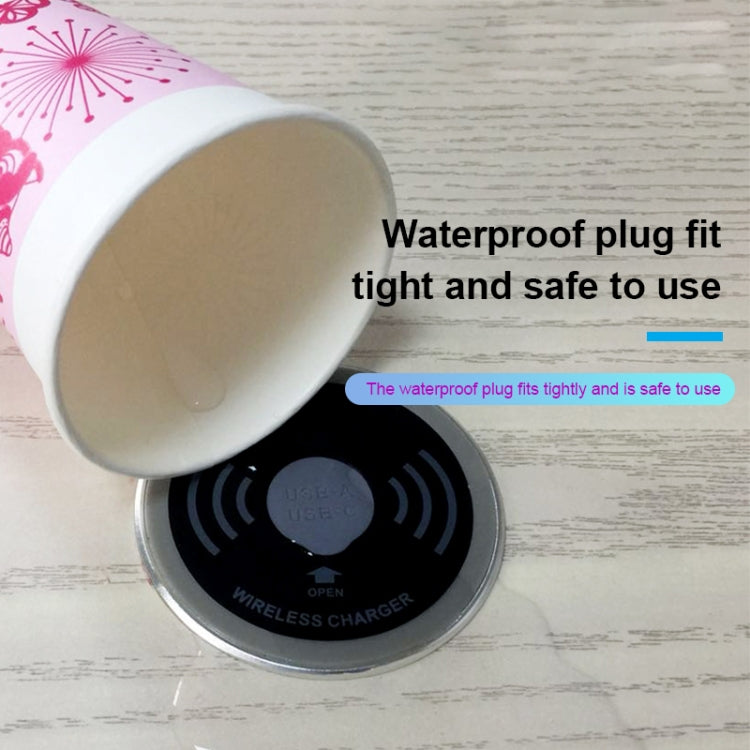 KP-ZMC 嵌入式桌面無線充 帶PD+USB接口 線長：1.2m