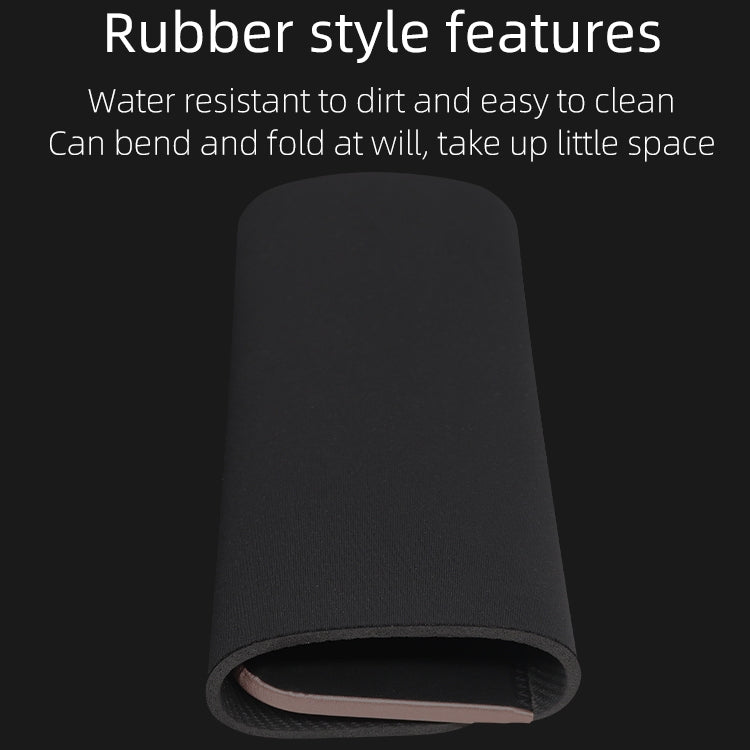 OJD-36 QI 10W 亮燈無線充電器橡膠鼠標墊，尺寸：26.2 x 19.8 x 0.65cm