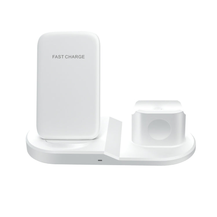 OJD-45 三合一 QI 10W 手機+手錶+8 Pin 耳機充電接口 多功能無線充電器 適用於手機&手錶&AirPods 2