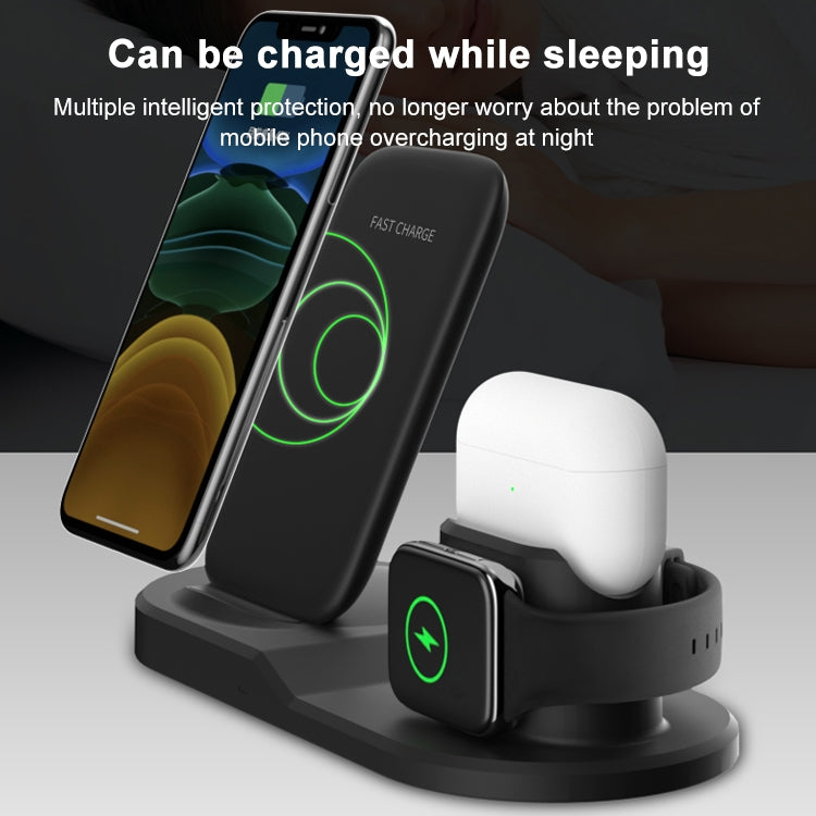 OJD-45 三合一 QI 10W 手機+手錶+8 Pin 耳機充電接口 多功能無線充電器 適用於手機&手錶&AirPods 2