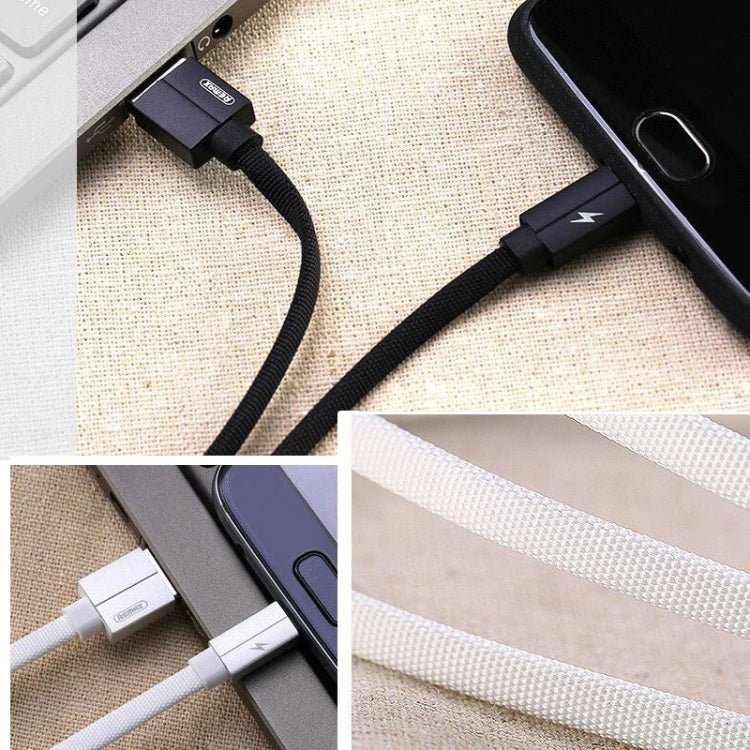 REMAX RC-094i 2m 2.4A USB 轉8 Pin 科羅拉鋁合金編織快充數據線