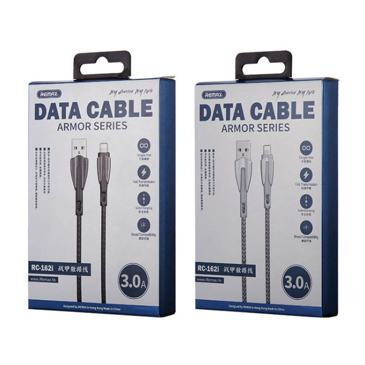 REMAX RC-162i 戰甲系列 3A USB轉8 Pin 充電線，線長：1m