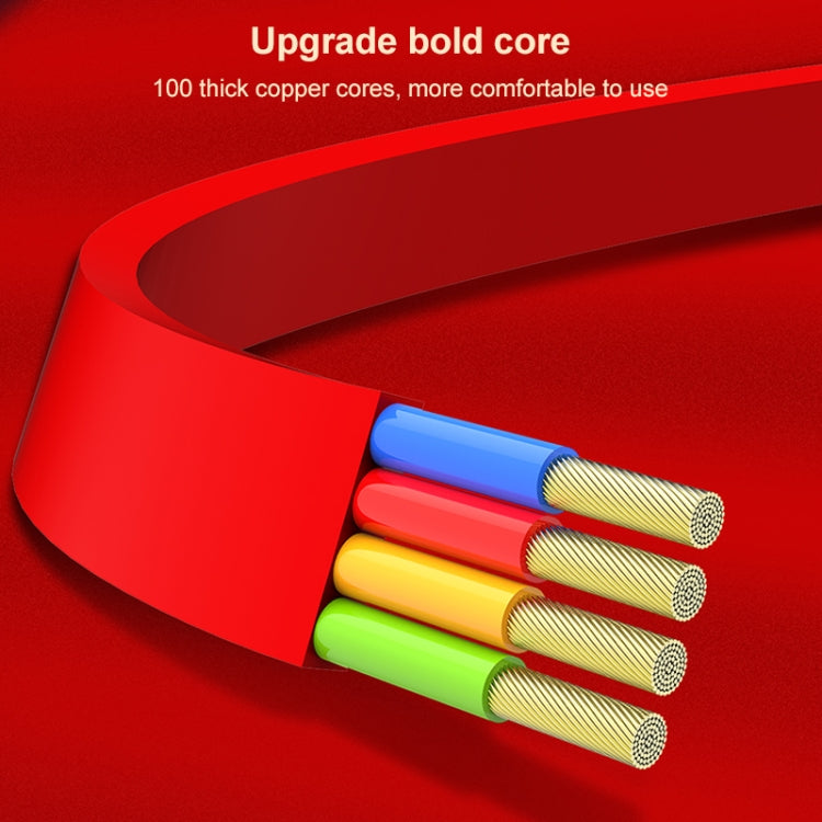 K042 1.2m 3A USB 轉 8 Pin + USB-C / Type-C + Micro USB 三合一牛頭伸縮式數據線