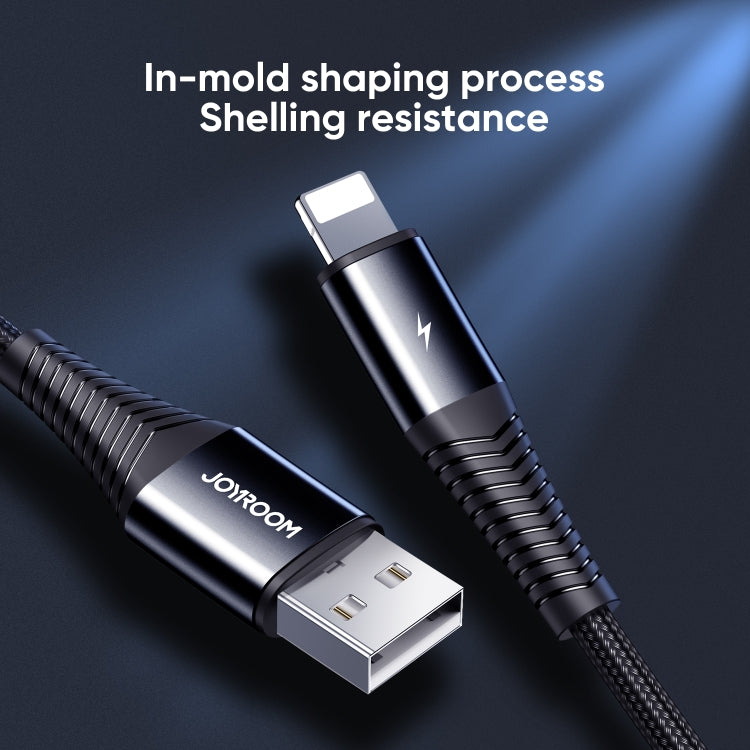 JOYROOM S-1230G4 3A USB 轉 8 Pin+Micro USB+Type-C 三合一快充數據線，線長：1.2m
