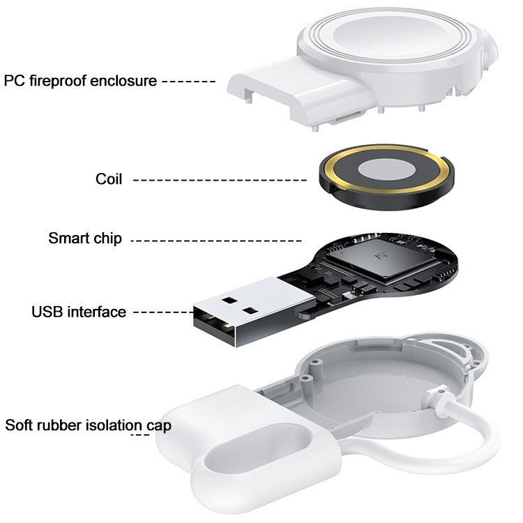 adj-983 磁吸無線充電器 適用於Apple Watch
